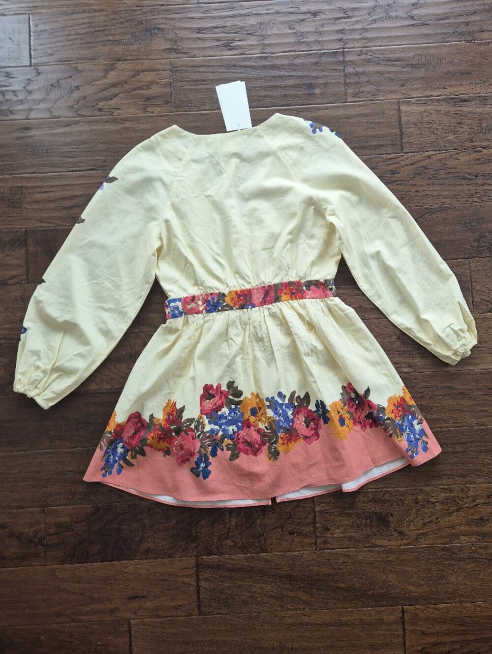 *NWT* [Sezane] Amore Dress In Maxi Roses, Size US 40/8, Part Linen - Picture 8 of 12
